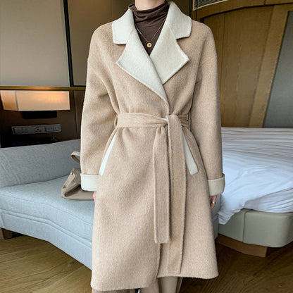 Ladies Wool Double-Faced Coat