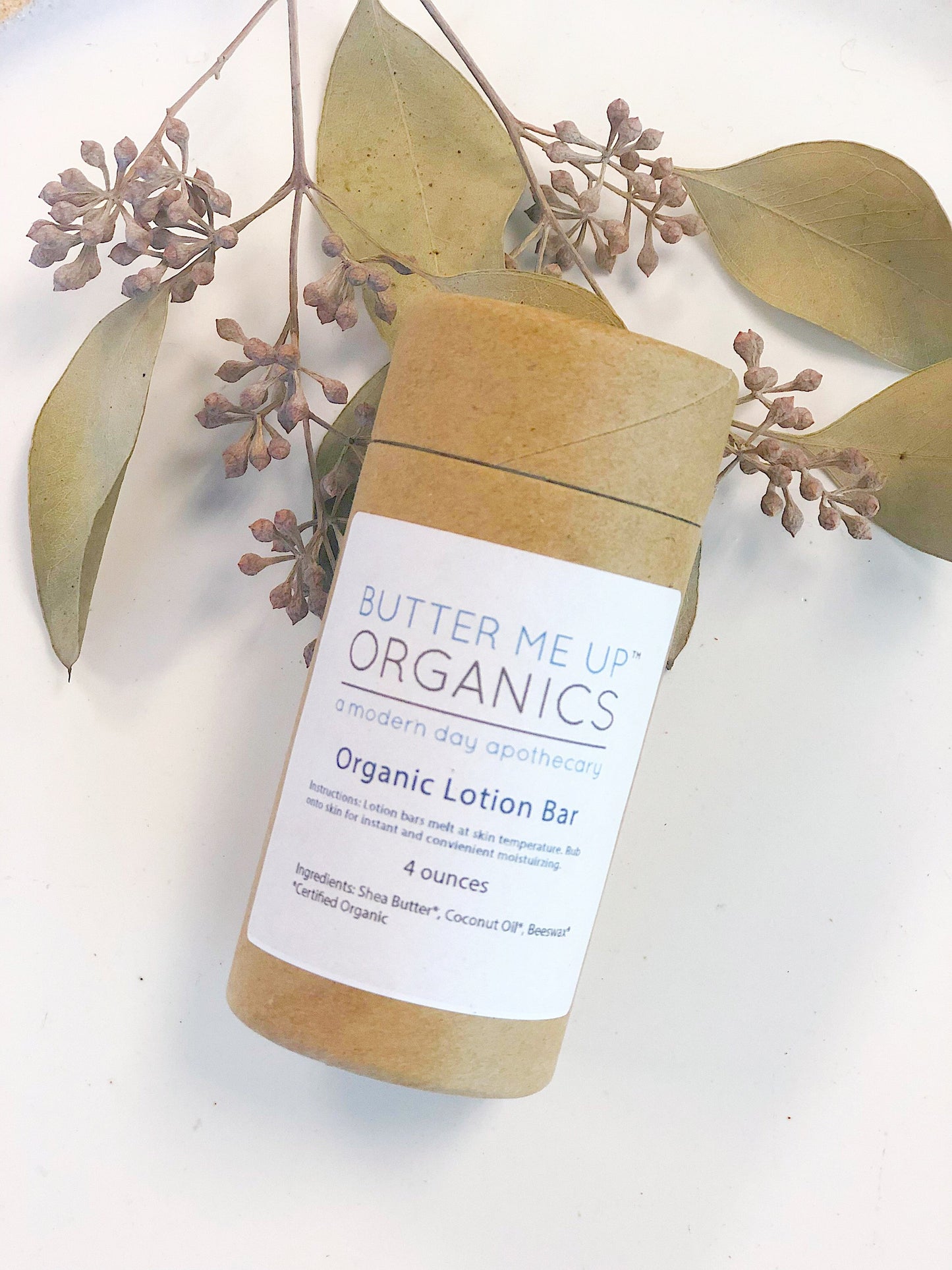 BMU Organic Lotion Shea Butter and Coconut Oil Bar