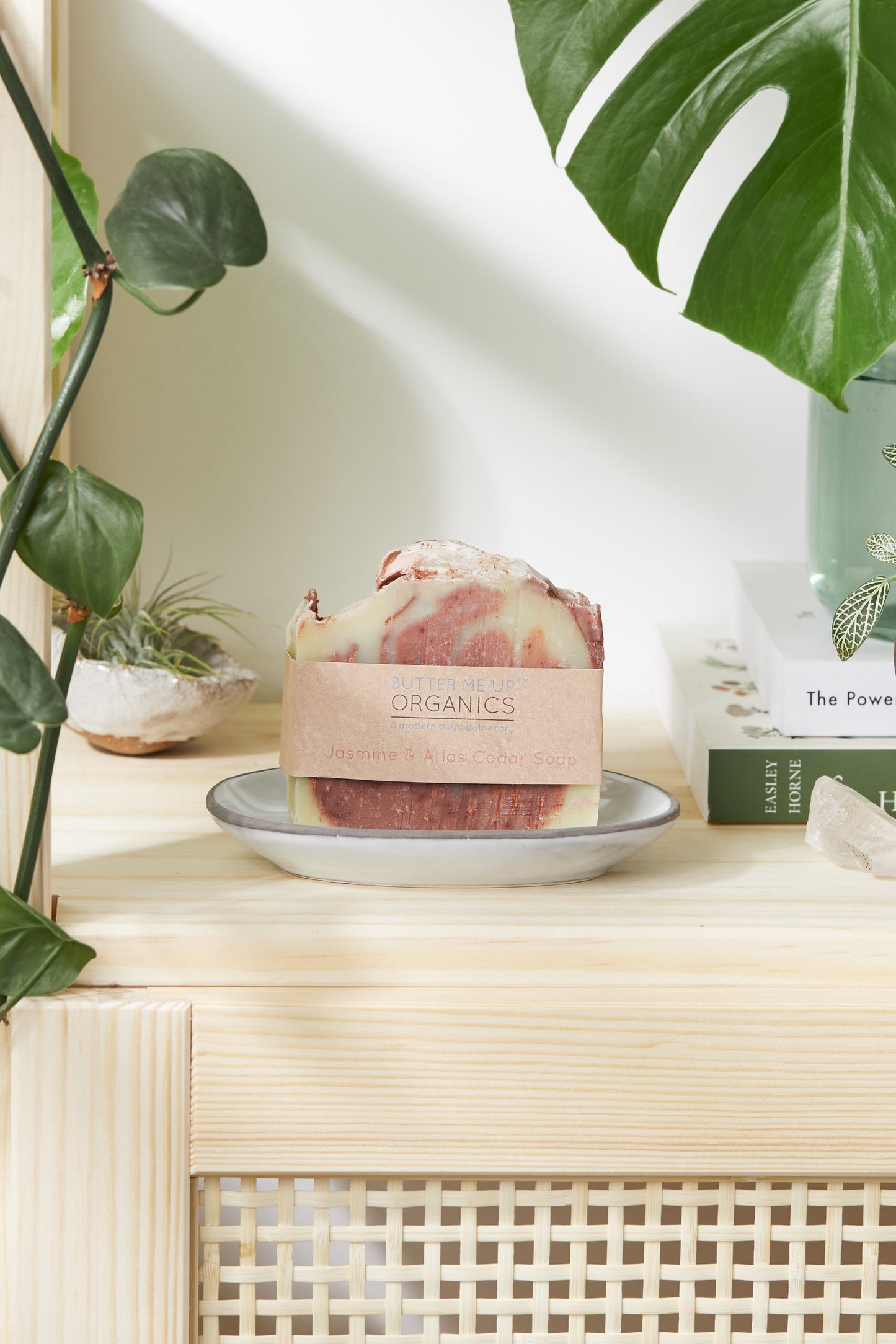 BMU Organic Soap Essential Oils - Jasmine, Atlas Cedar, & Pine