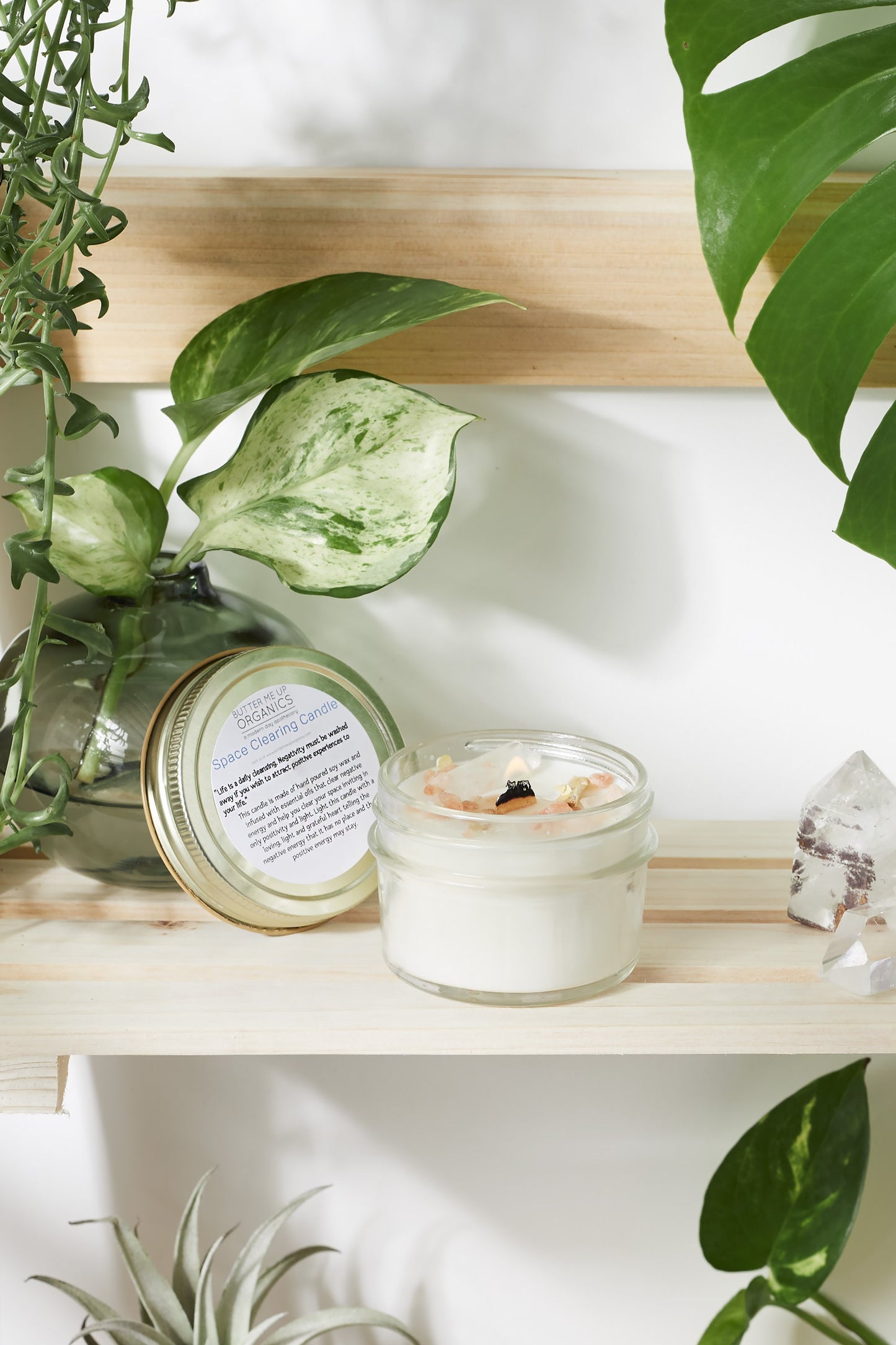 BMU Organic Soy Candle - Clearing