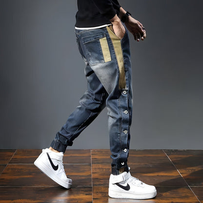 UrbanEase™ – Cropped Harem Denim Pants