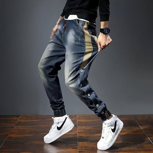 UrbanEase™ – Cropped Harem Denim Pants