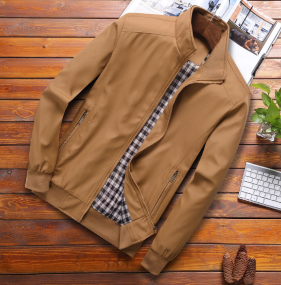 Men's Casual Softshell Bomber Jacket
