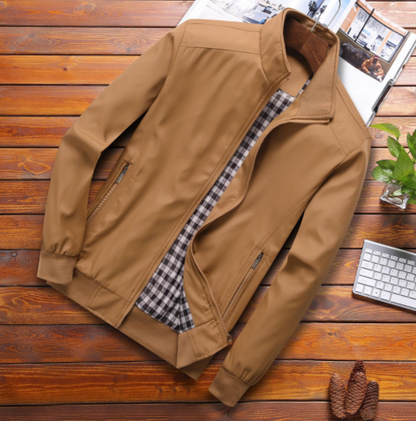 Men's Casual Softshell Bomber Jacket